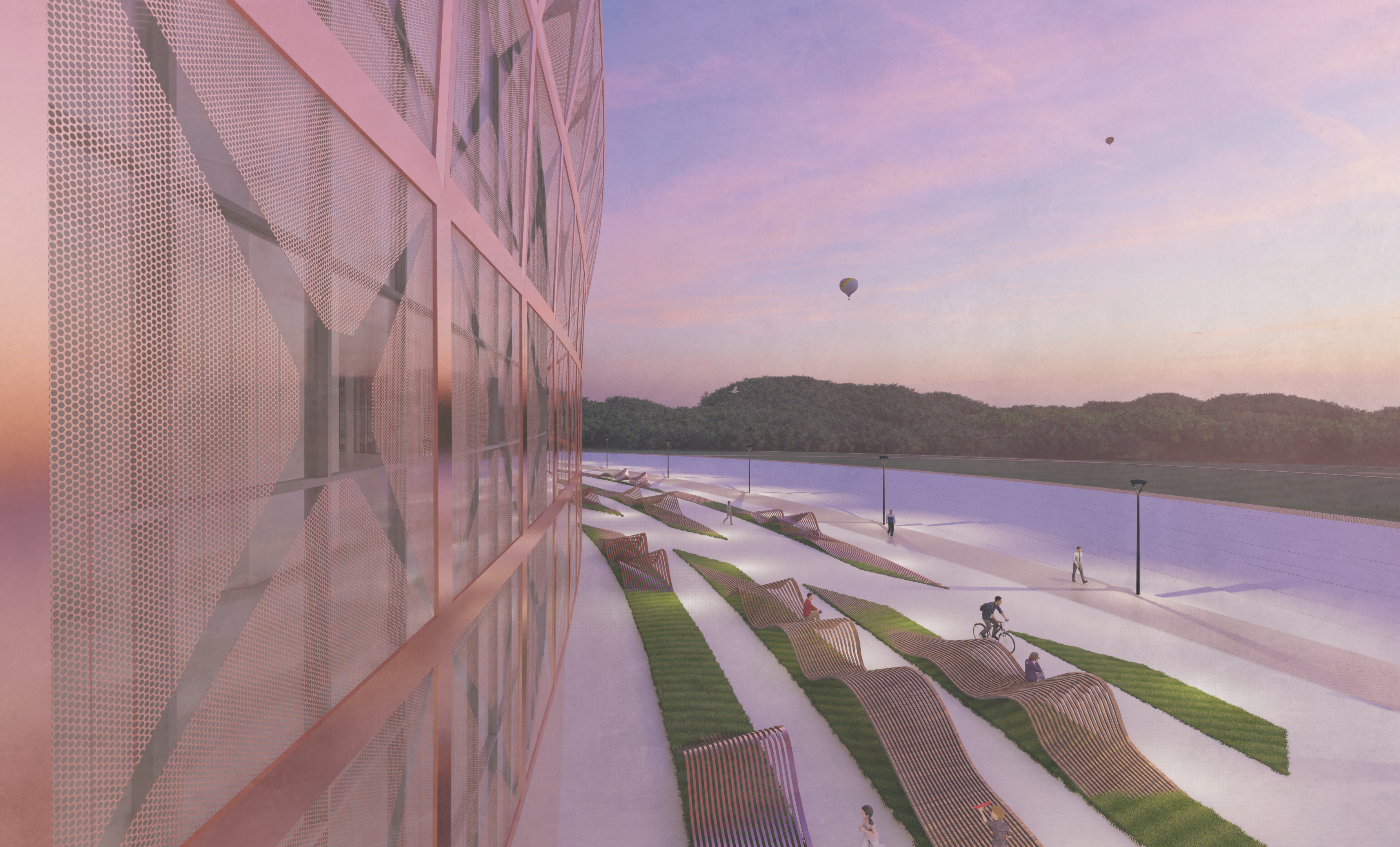 Artwork of the Waterfront project from Drawn North